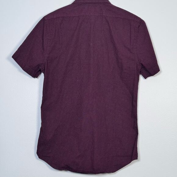 Express Button Up Short Sleeve Dress Shirt - Picture 4 of 5